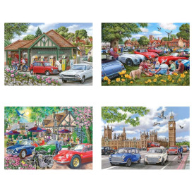 HOP Puzzle Krásný den na projížďku 4x500 dílků