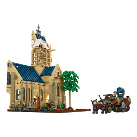 Sluban Model Bricks M38-B1532 Normandie D-Day Kostel v Sainte-Mère-Église