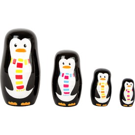 Matrioška rodina tučňáků