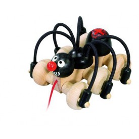Dřevěné hračky -  dřevěný Černý pavouk