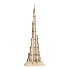 Dřevěná skládačka - Věž Dubaj P246