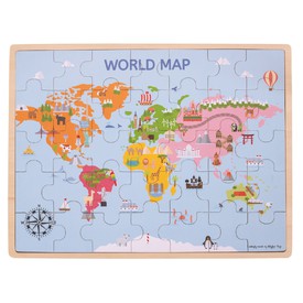 Bigjigs Toys puzzle - Mapa světa