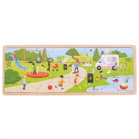 Bigjigs Toys puzzle - V parku
