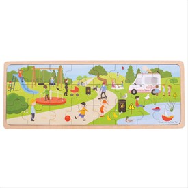 Bigjigs Toys puzzle - V parku