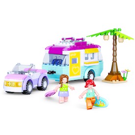 Sluban Girls Dream Holidays M38-B0606 Auto s karavanem