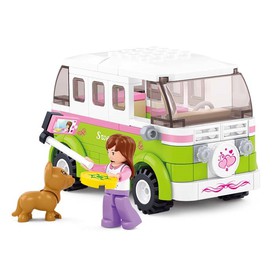 Sluban Girls Dream Town M38-B0523 Obytné auto