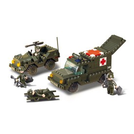 Sluban Army M38-B6000 Ambulance