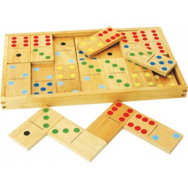 Bigjigs - Velké dřevěné domino
