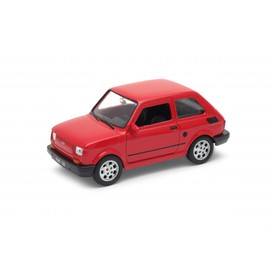 Welly - Fiat 126 model 1:34 červený