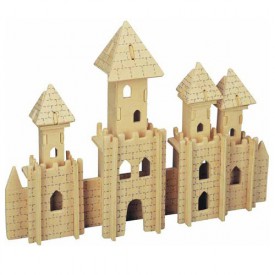 Dřevěné skládačky 3D puzzle slavné budovy - Zámek P106