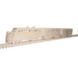 Dřevěné 3D puzzle - dřevěná skládačka - Vlak P139