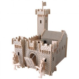 Dřevěné skládačky 3D puzzle slavné budovy - Hrad I - PH024