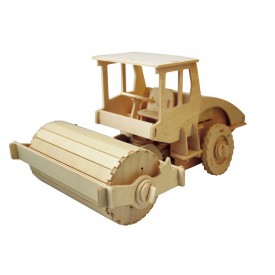 RoboTime - Dřevěná stavebnice - válec na dálkové ovládání