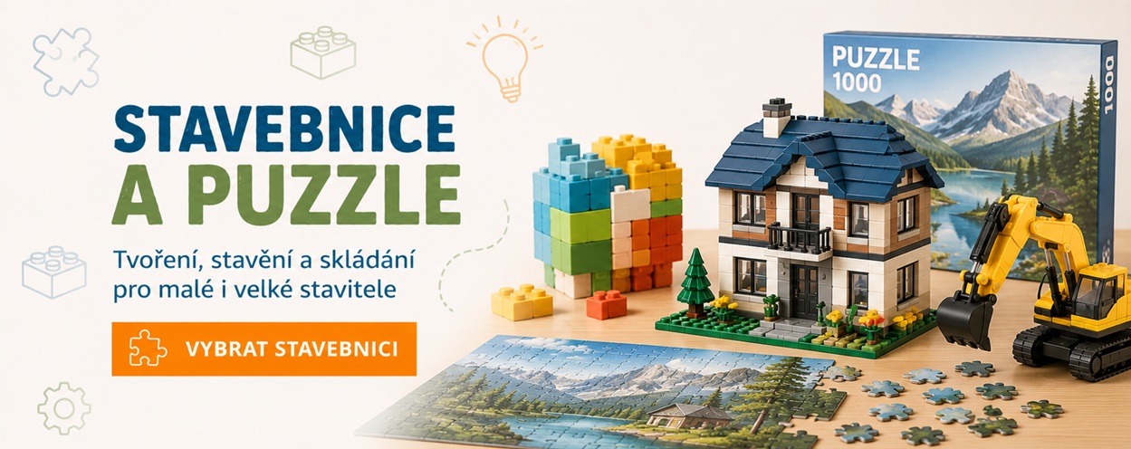 Stavebnice a puzzle - Společenské hry - hračky